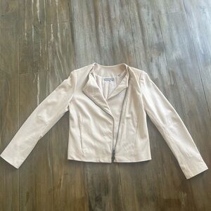 Vince light pink leather jacket